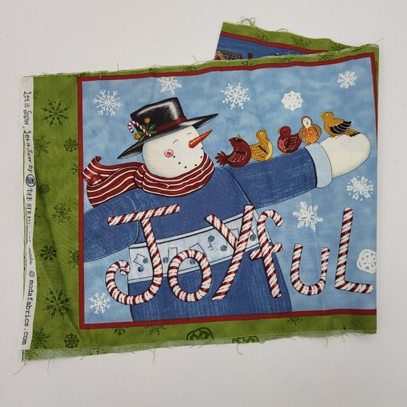 Moda Fabrics Let It Snow Deb Strain Panel 11.5x44" - Picture 4 of 10